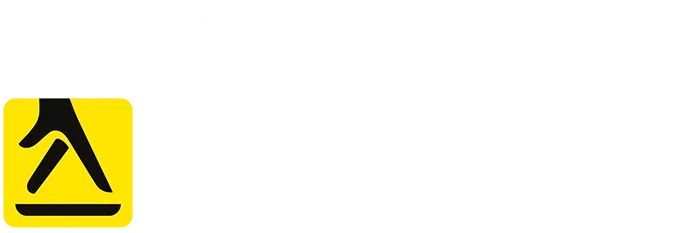 a yellow and black sign with a black background